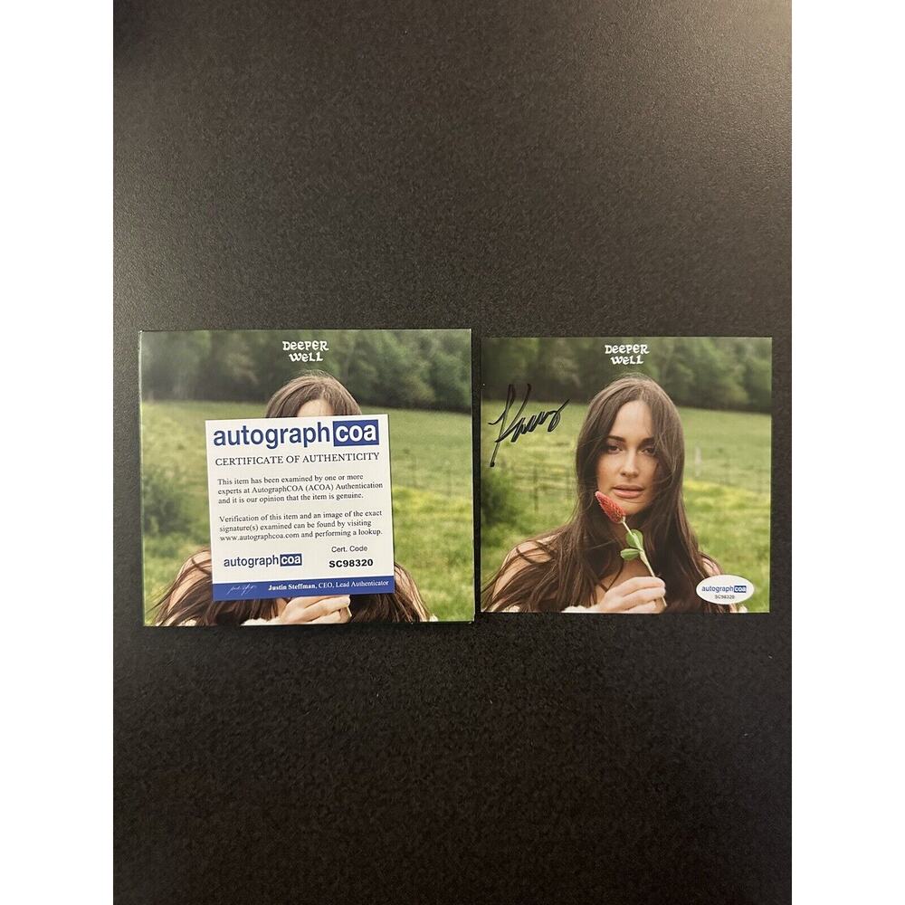 AUTOGRAPHED Kacey Musgraves SIGNED Deeper Well CD COA ACOA #SC98320